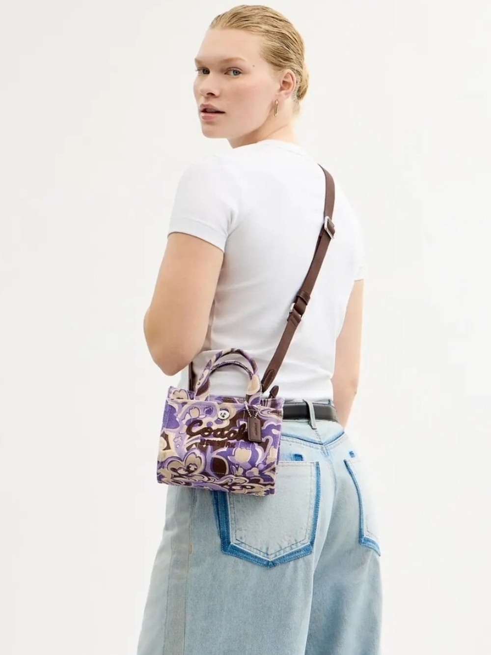 Coach Cargo Tote Bag 20 with Paisley Print - Picture 2 of 10